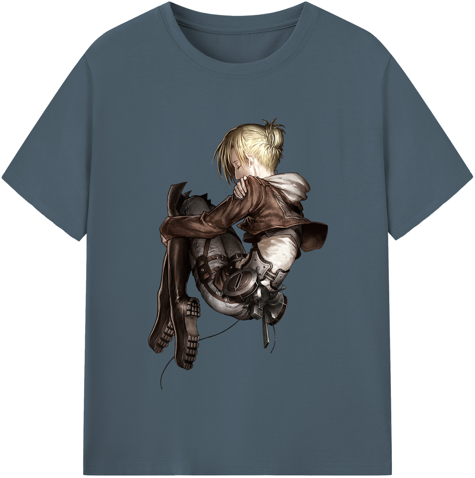 （画像用） 進撃の巨人 アニ・レオンハート Attack on Titan Annie Leonhart 綿100％半袖Tシャツ（フロントプリント）